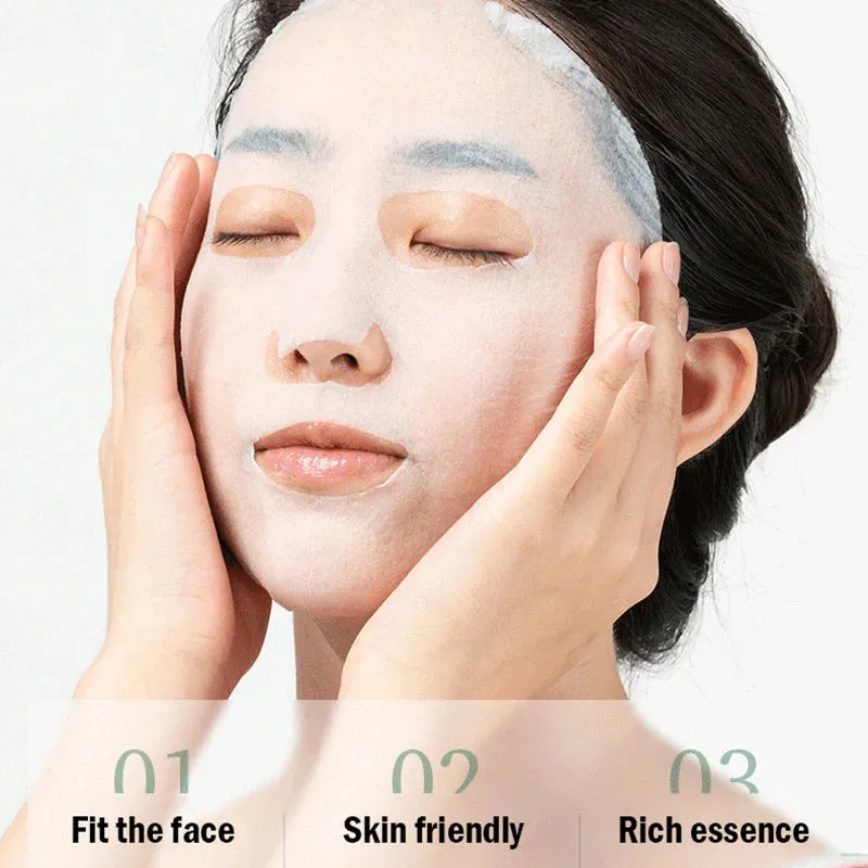 8 Piece Fruit Facial Masks For Moisturizing & Brightening Skin