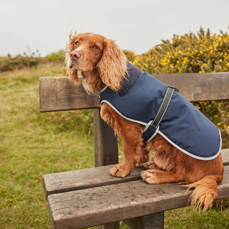 Barbour Monmouth Waterproof Dog Coat - Navy Size XS