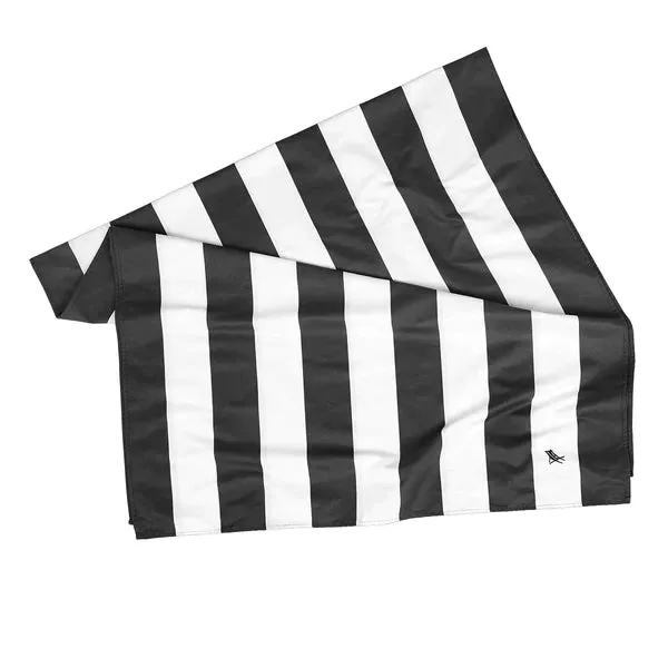 BLACK CABANA QUICK DRY BEACH TOWEL