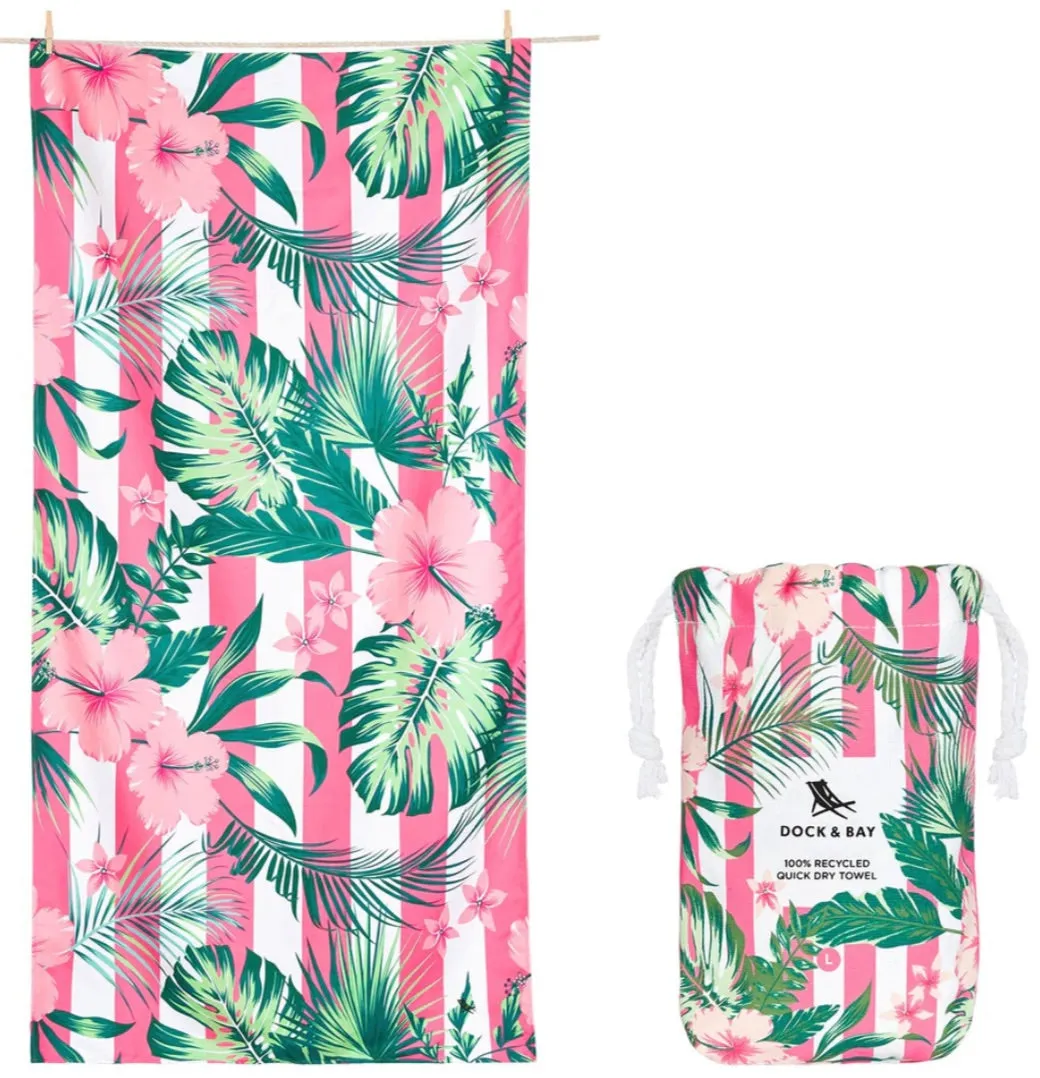 BOTANICAL HEAVENLY HIBISCUS QUICK DRY TOWEL