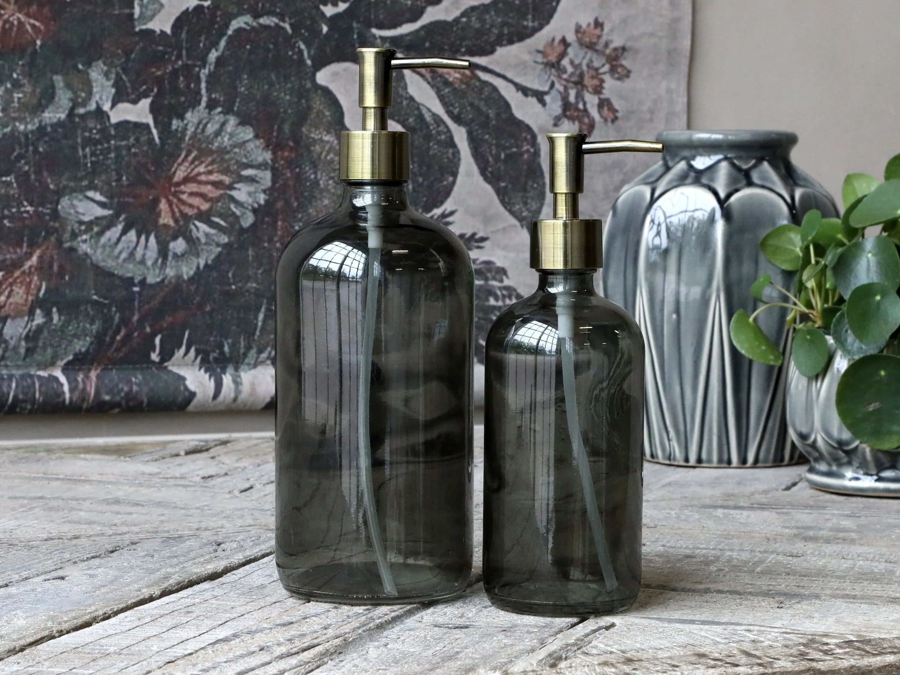 Coal bottle with pump - 2 sizes