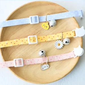 Cute Silver Bell Cat and Dog Collar