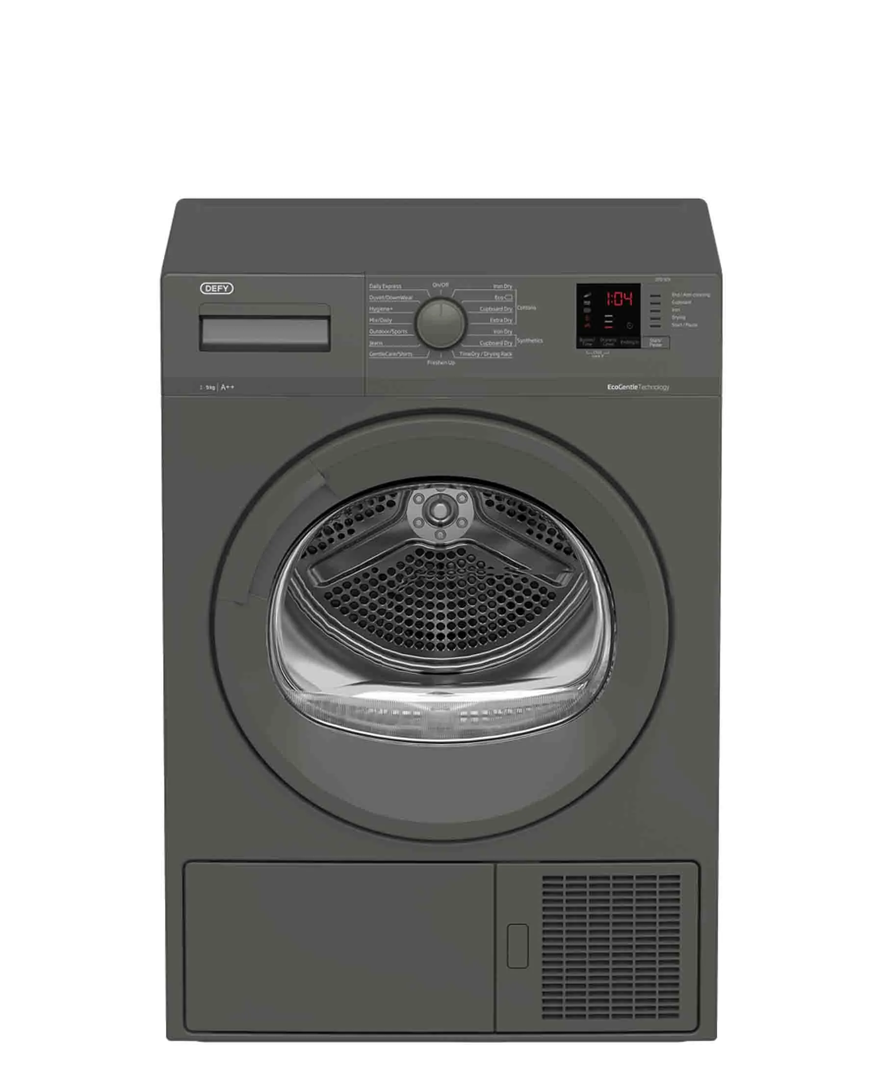 Defy 9kg Heat Pump Dryer - Manhattan Grey