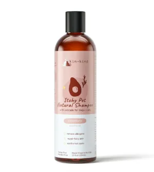 Kin Kind Itchy Pet Natural Shampoo with Avocado for Dogs & Cats (Rosemary)