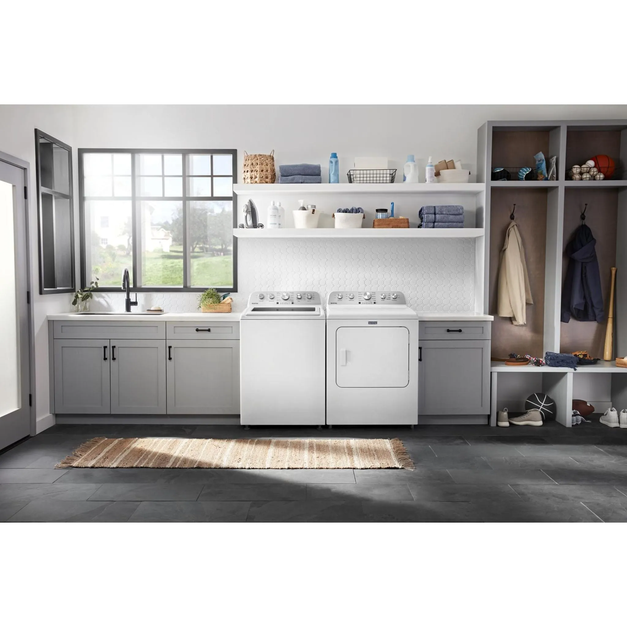 Maytag Top Load Gas Dryer with Steam-Enhanced Cycles - 7.0 cu. ft. (MGD5430MW)