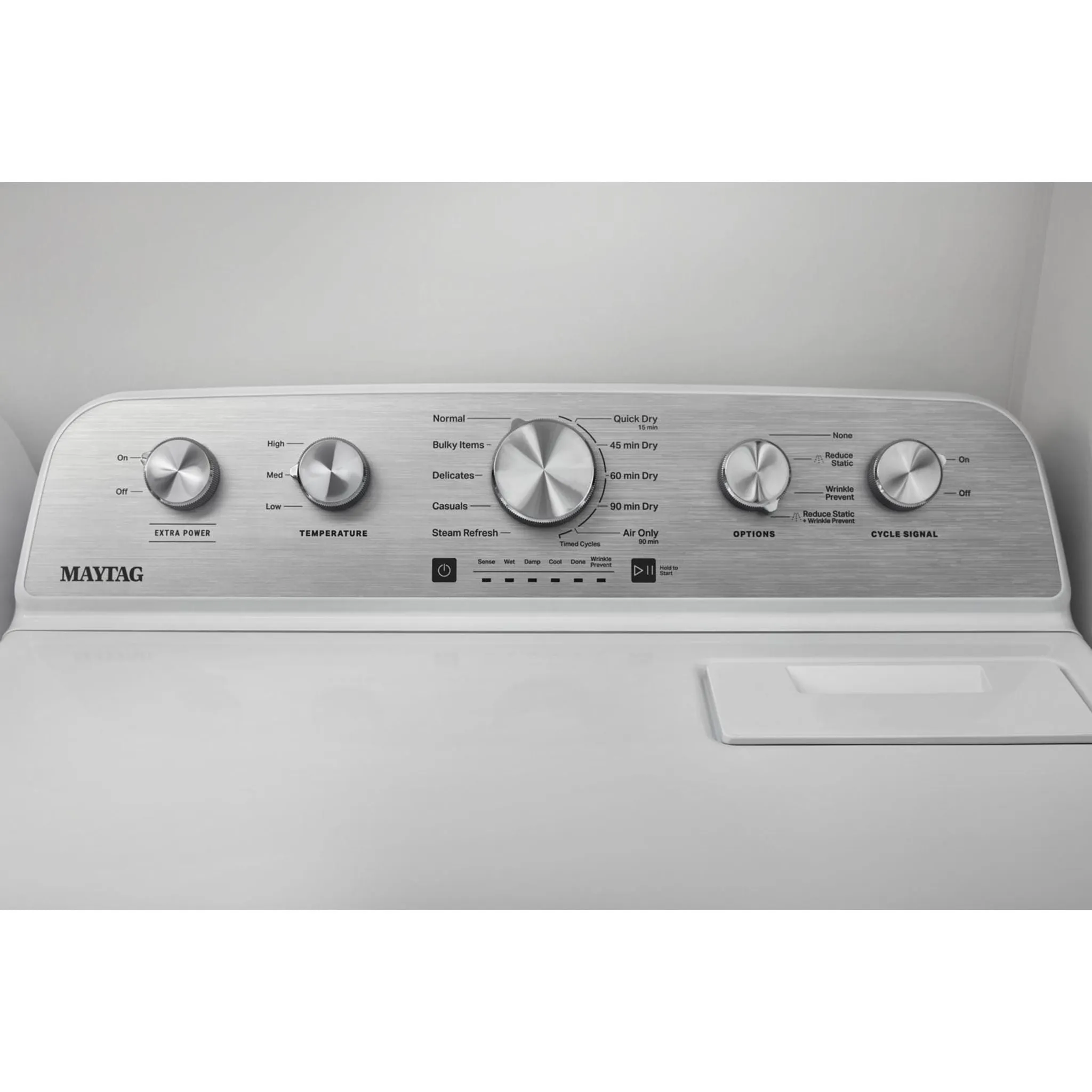 Maytag Top Load Gas Dryer with Steam-Enhanced Cycles - 7.0 cu. ft. (MGD5430MW)