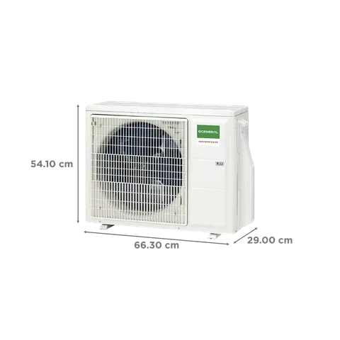 O General 1.0 Ton 3 Star ASGG12CPAA-B Inverter Split AC (Copper Condenser)