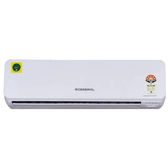 OGENERAL ASGG24CGTB 2 Ton 5 Star Inverter Split AC (R32, Copper, Made in Thailand)  Free Installation & 3m Copper Pipe