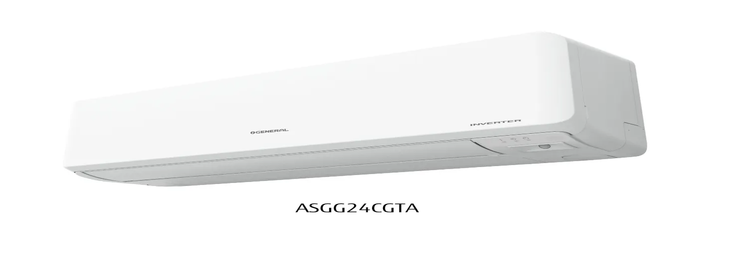 OGENERAL ASGG24CGTB 2 Ton 5 Star Inverter Split AC (R32, Copper, Made in Thailand)  Free Installation & 3m Copper Pipe