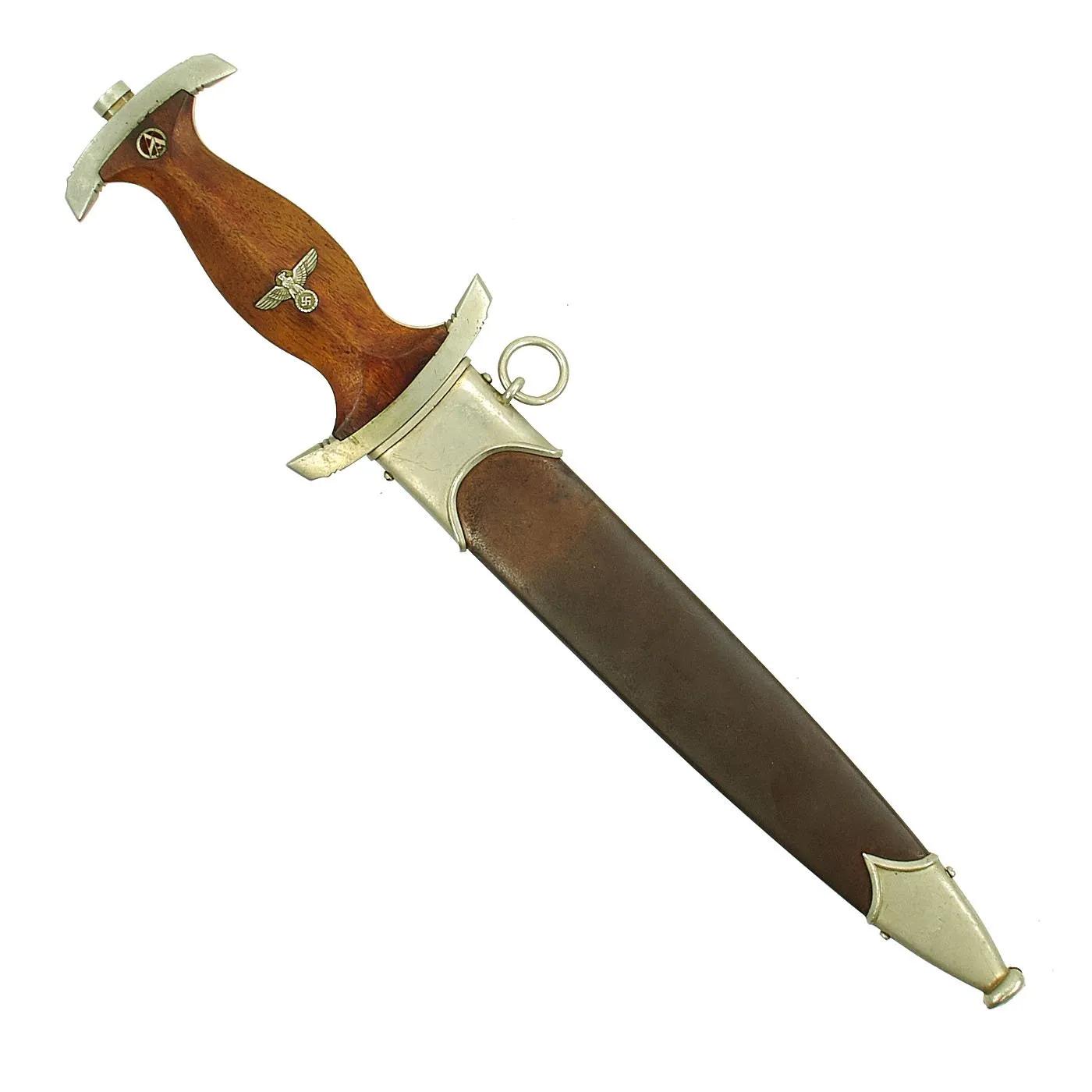 Original German Early WWII SA Dagger with Scabbard by Rare Maker Wilhelm Kober & Co. of Suhl
