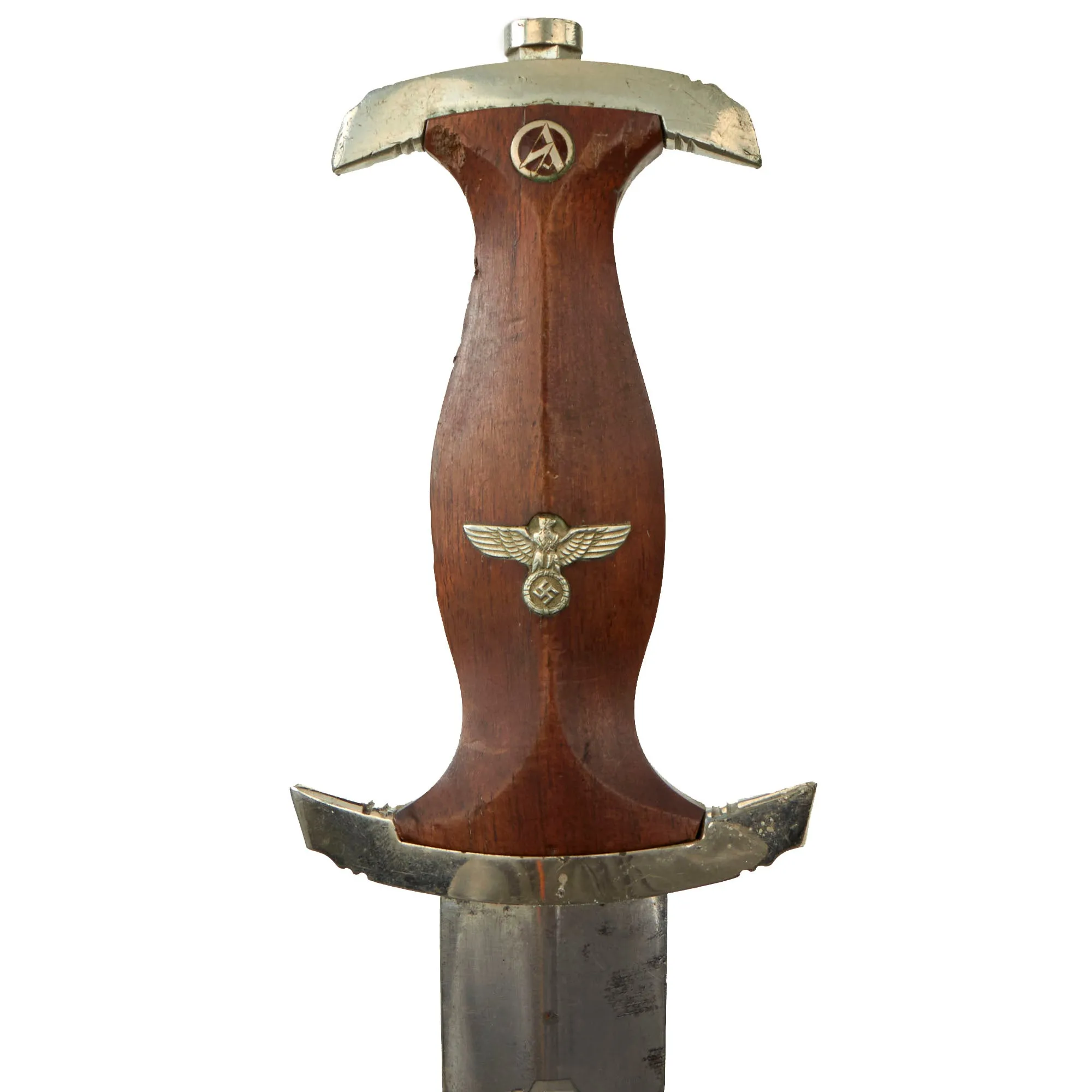 Original German WWII Transitional SA Dagger by Rare Maker Wilhelm Kober of Suhl with Scabbard