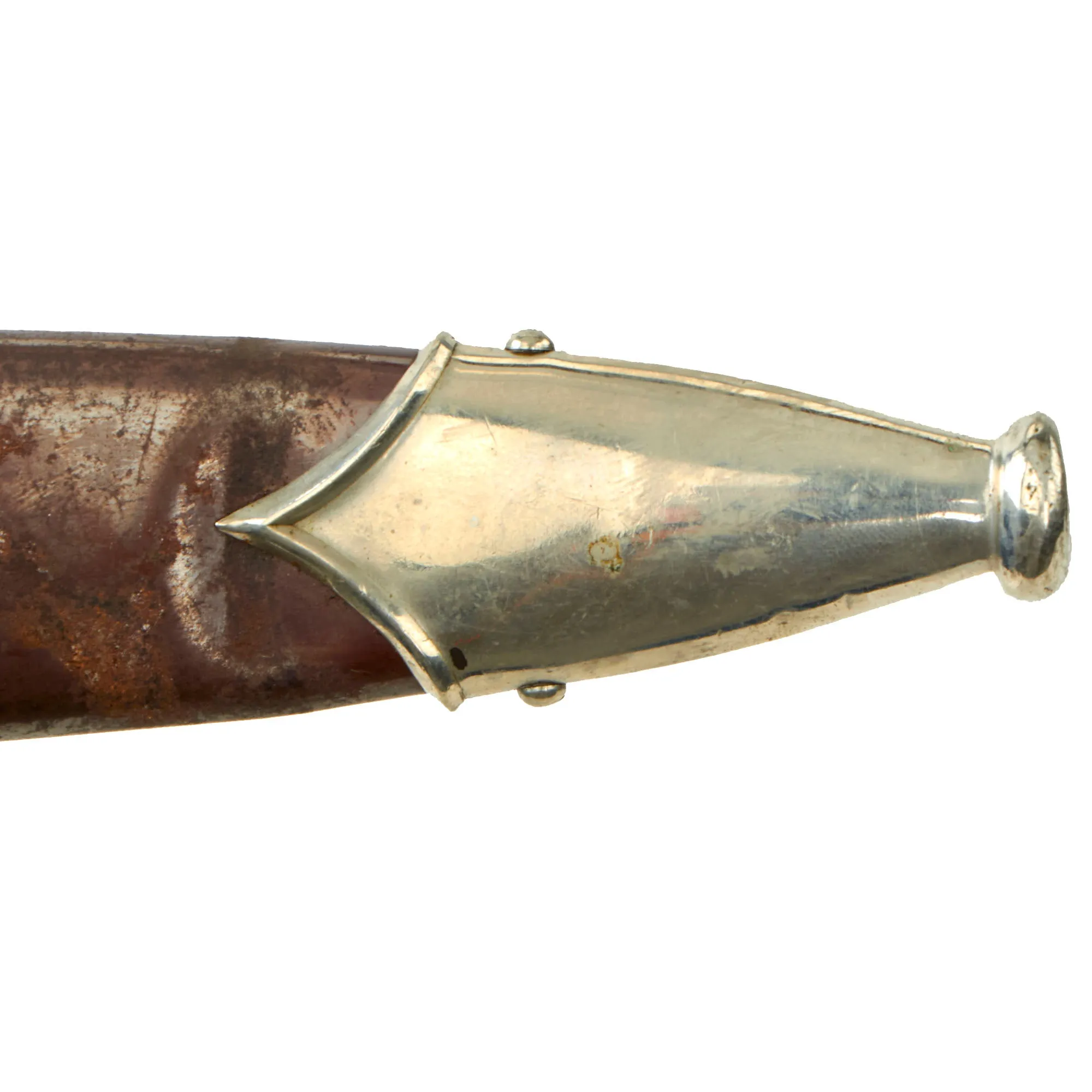 Original German WWII Transitional SA Dagger by Rare Maker Wilhelm Kober of Suhl with Scabbard
