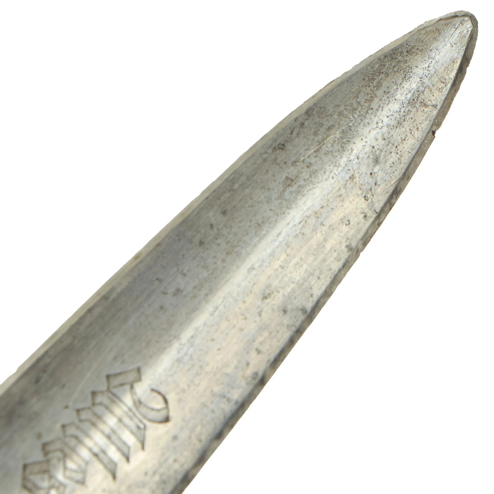 Original German WWII Transitional SA Dagger by Rare Maker Wilhelm Kober of Suhl with Scabbard
