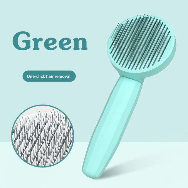 Pet Brush Comb Hair Removes for Dog; cat. Hair Comb Grooming Hair Cleaner Cleaning Beauty Slicker Brush