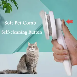 Pet Brush Comb Hair Removes for Dog; cat. Hair Comb Grooming Hair Cleaner Cleaning Beauty Slicker Brush