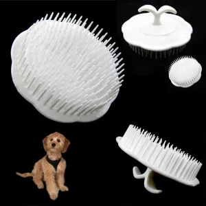 Pet Hair Shampoo Scalp Body Massage Cleanning Brush Dog Cat Massager Comb Groom