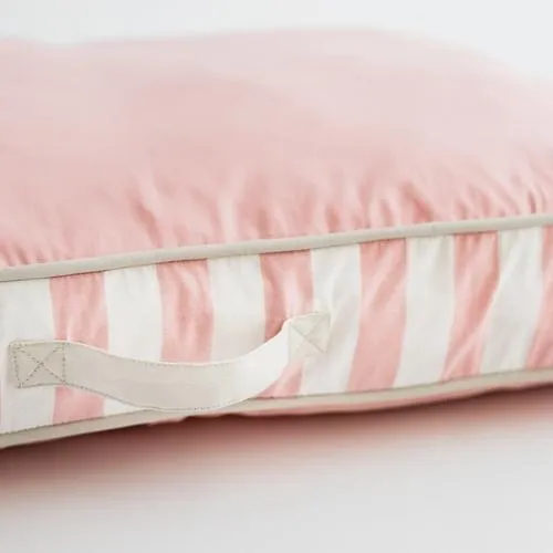 Pink & White Pet Bed