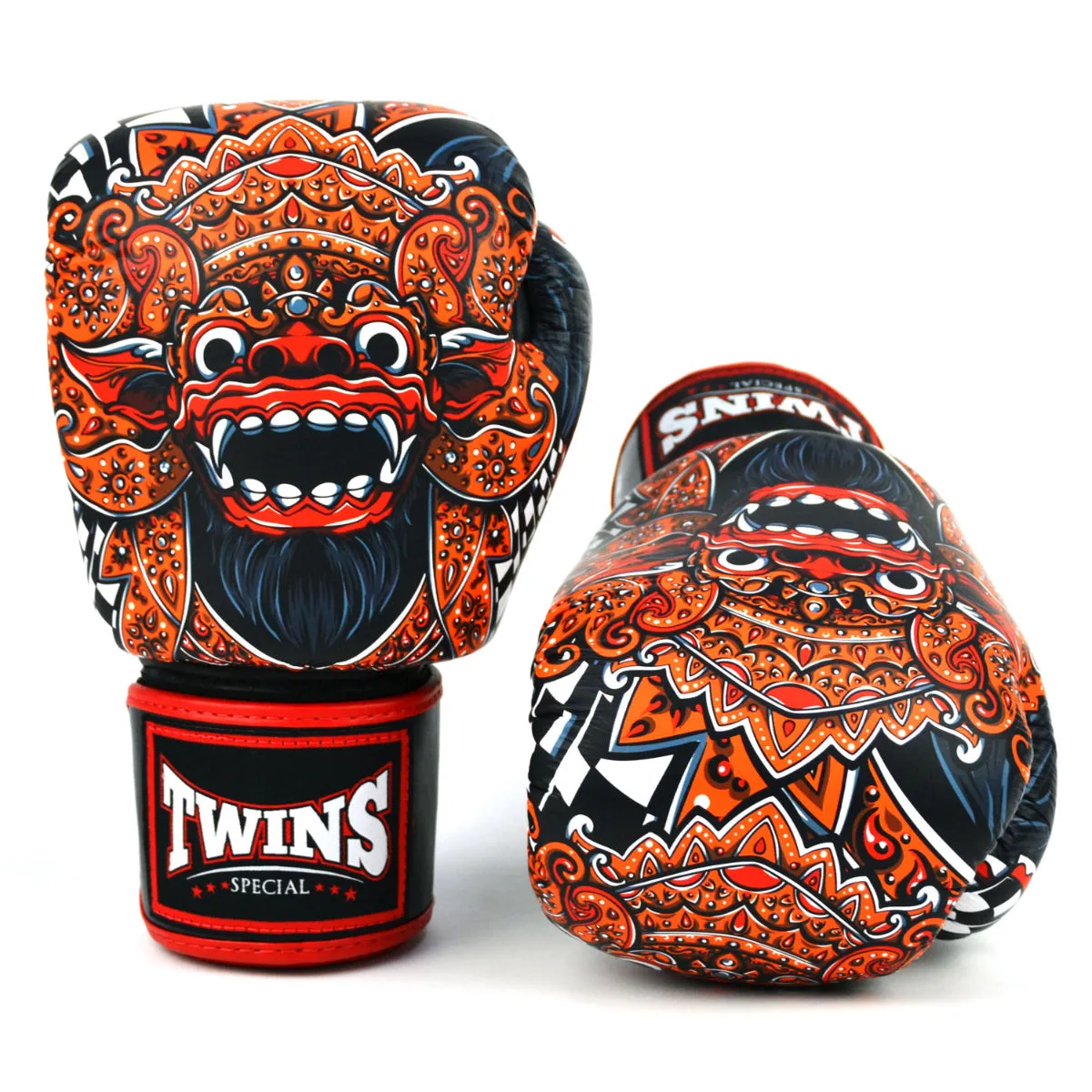 Twins FBGVL3-59 Barong Boxing Gloves Black/Red