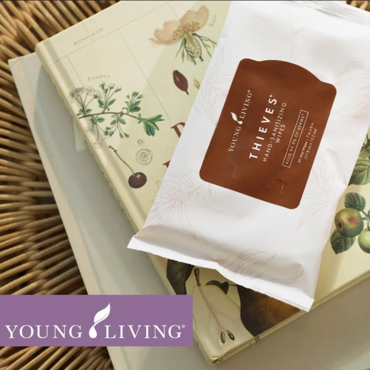 Young Living Thieves® Hand-Sanitizing Wipes